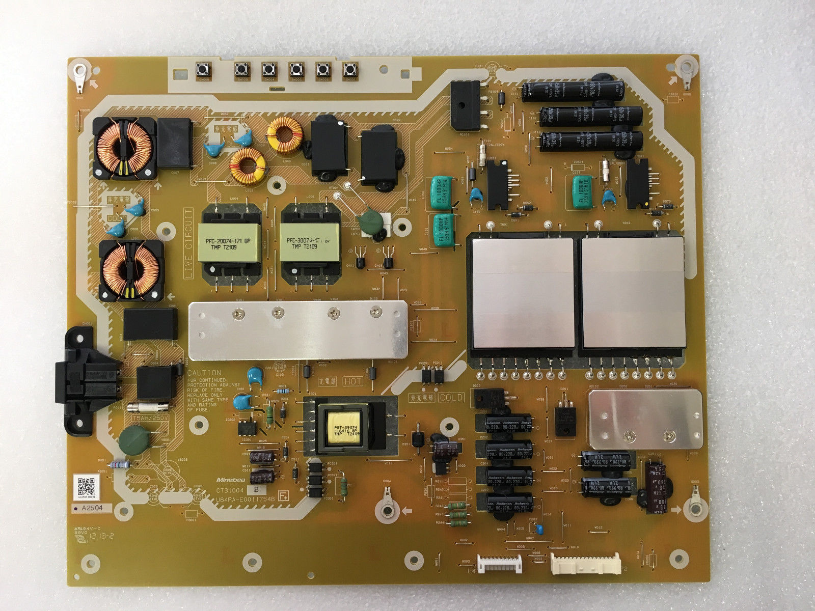 Panasonic TC-L55DT50 Power Supply Board U84PA-E0011754B CT31004
